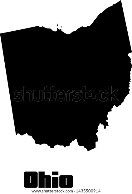 Ohio State Svg Vector Usa Stock Vector Royalty Free 1435500914