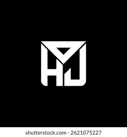 OHJ carta logotipo criativo design com gráfico vetorial, OHJ logotipo simples e moderno. OHJ design de alfabeto luxuoso  