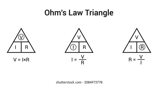 108 Ohm Law Triangle Images, Stock Photos & Vectors | Shutterstock