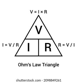 108 Ohm Law Triangle Images, Stock Photos & Vectors | Shutterstock