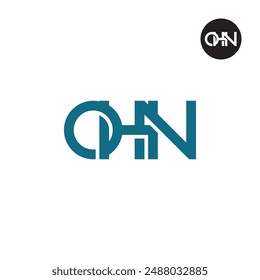 OHN Logo Letter Monogram Design