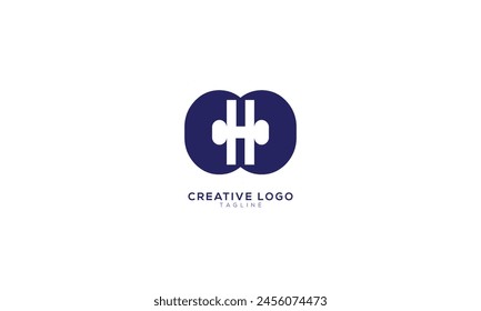 OHO 8H Abstract initial monogram letter alphabet logo design