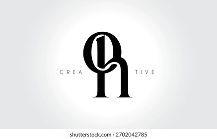 OHoh Elegant Serif Monogram Logo – Luxury Lowercase Typographic Lettermark for Modern Branding