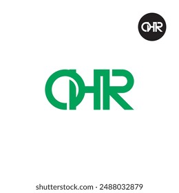 OHR Logo-Buchstabe Monogramm Design