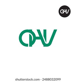 OHV Logo Letter Monogram Design