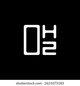 OHZ letter logo creative design with vector graphic, OHZ simple and modern logo. OHZ luxurious alphabet design  