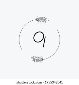 OI Beauty vector initial logo, handwriting logo of initial signature
