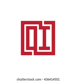 OI initial letters looping linked square logo