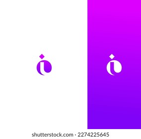 OI, IO, i Letter Logo Vector Template Abstract Monogram Symbol 