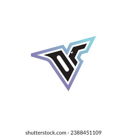 Coole Logokombination aus OI-Buchstaben oder Logo für Spiele als inspirierendes Design