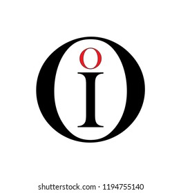 oi letter vector logo