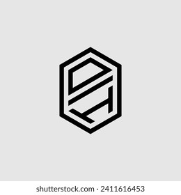 OI line geometric monogram with high quality professional design that will print well