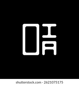 OIA Buchstaben Logo kreatives Design mit Vektorgrafik, OIA einfaches und modernes Logo. OIA luxuriöses Alphabet Design  