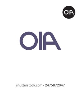 OIA Logo Letter Monogram Design