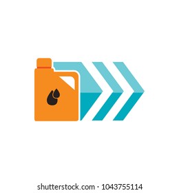 Oil Arrow Logo Icon Design