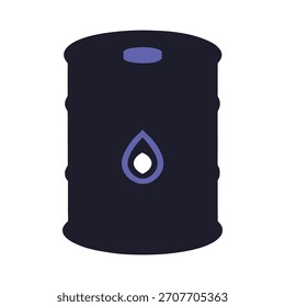 Oil barral vector design icon. 