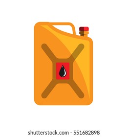 Oil barrel capacity tank vector.