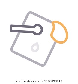 oil barrel colour line vector icon