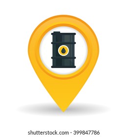 Oil barrel design , vector illustration