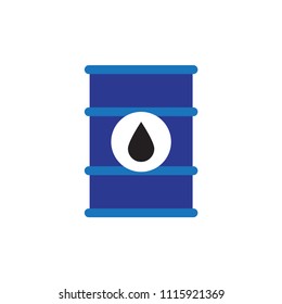 OIL BARREL FLAT ICON