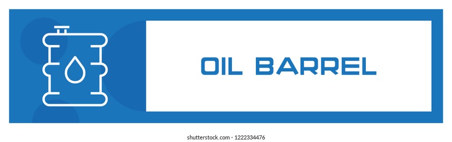 Oil Barrel Icon Concept