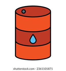 Oil Barrel Icon Design For Personal And Commercial Use.