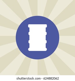 oil barrel icon. sign design. background