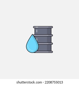 Oil barrel icon sign vector,Symbol, logo illustration for web and mobile