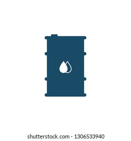 Oil Barrel Icon Symbol