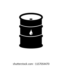 Oil barrel icon vector