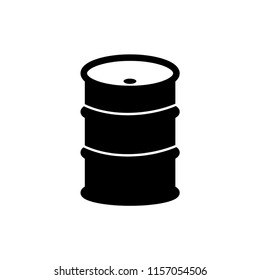 Oil barrel icon vector