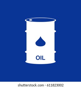 Oil Barrel Icon Vector