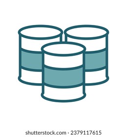 oil barrel icon vector design template simple and clean