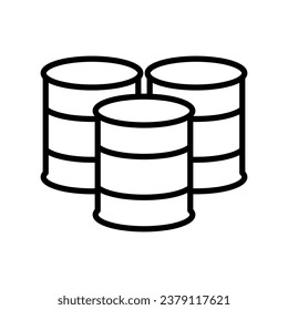 oil barrel icon vector design template simple and clean