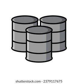 oil barrel icon vector design template simple and clean