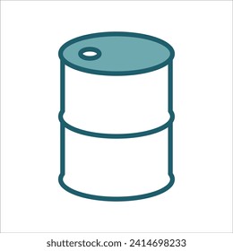 oil barrel icon vector design template simple and clean
