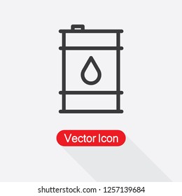 Oil Barrel Icon Vector Illustration Eps10