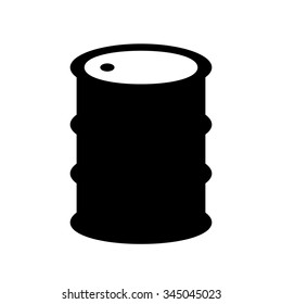 Oil barrel icon . Vector illustration