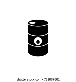 Oil barrel icon. Vector illustration