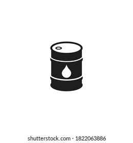 oil barrel icon vector on a white background