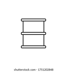 oil barrel icon vector sign symbol