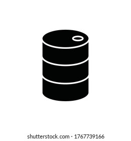 Symbol für Ölfass, Vektorsymbol