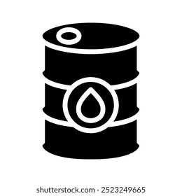 oil barrel icon vector sign color editable