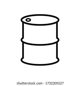 oil barrel icon vector template