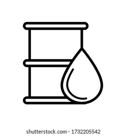 oil barrel icon vector template
