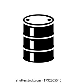 oil barrel icon vector template