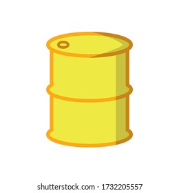 oil barrel icon vector template