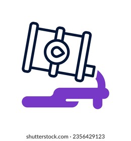 oil barrel icon for your website, mobile, presentation, and logo design.