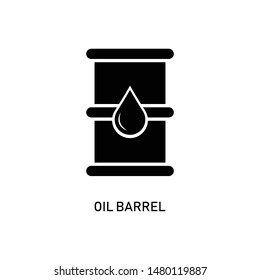 oil barrel icon,symbol and vector,Can be used for web, print and mobile
