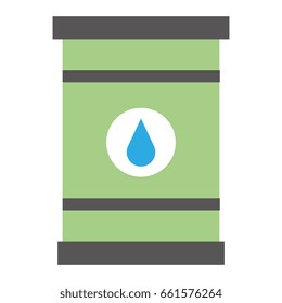 oil barrel isolated icon